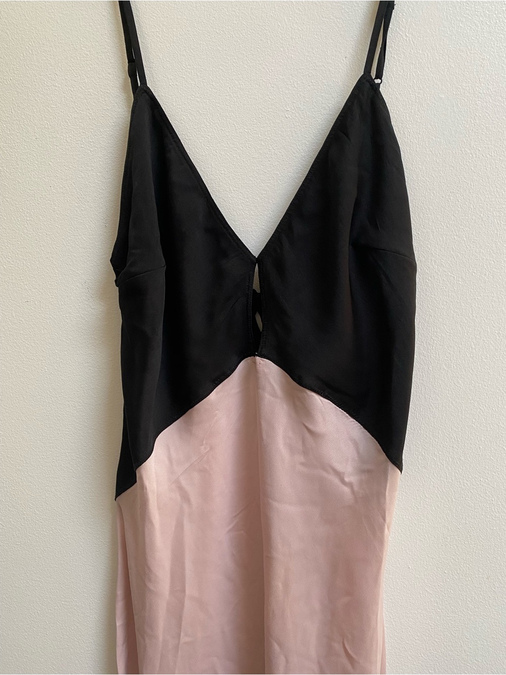 LyreBird Silky Colorblock Maxi Slip Dress M - Picture 6 of 14